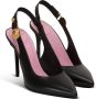 Balmain Eva slingbacks in kalfsleer Black Dames - Thumbnail 2