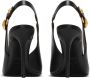 Balmain Eva slingbacks in kalfsleer Black Dames - Thumbnail 4