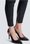 Balmain Eva slingbacks in kalfsleer Black Dames - Thumbnail 8