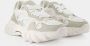 Balmain B-East trainer van leer suède en mesh. White Dames - Thumbnail 8
