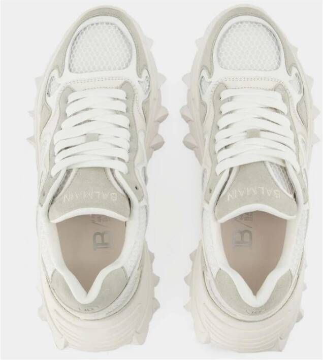 Balmain Futuristische B-East Sneakers Wit Dames