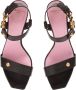 Balmain Gehakte Eva-sandalen in kalfsleer Black Dames - Thumbnail 11