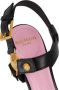 Balmain Gehakte Eva-sandalen in kalfsleer Black Dames - Thumbnail 12