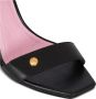 Balmain Gehakte Eva-sandalen in kalfsleer Black Dames - Thumbnail 13
