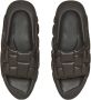 Balmain Gewatteerde leren B-It muilezels Black Dames - Thumbnail 5