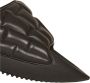 Balmain Gewatteerde leren B-It muilezels Black Dames - Thumbnail 7
