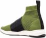 Balmain Groene Elegante Gesloten Platte Sneakers Green Heren - Thumbnail 3