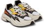 Balmain Hardloop-Roe leer en nylon sneakers Multicolor Heren - Thumbnail 3