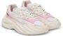 Balmain Hardloop-Roe leer en nylon trainers White Dames - Thumbnail 3