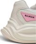 Balmain Hardloop-Roe leer en nylon trainers White Dames - Thumbnail 10