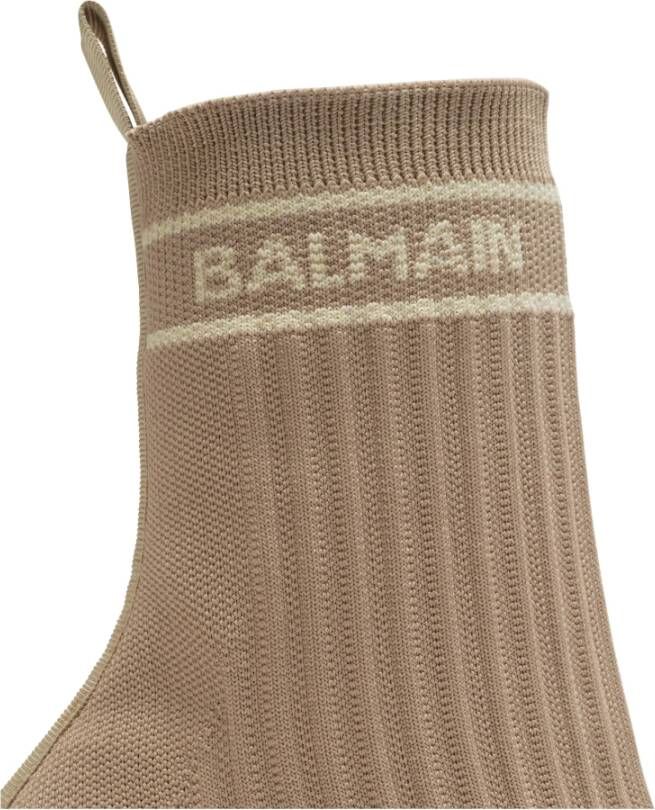 Balmain Heeled Boots Beige Dames