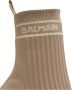 Balmain Boots & laarzen Skye stretch mesh ankle boots in taupe - Thumbnail 6