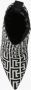 Balmain Monogramlaarzen met Gebreid Logodetail Black Dames - Thumbnail 5