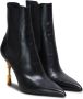 Balmain Moneta leren enkellaarzen Zwart - Thumbnail 3