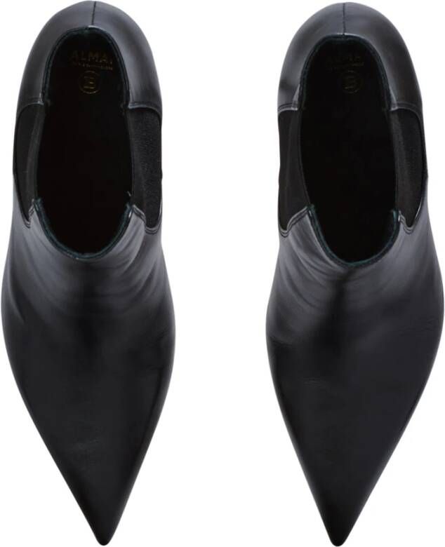 Balmain Moneta leren enkellaarzen Zwart - Foto 4