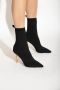 Balmain Moneta gebreide enkellaarzen Zwart - Thumbnail 6