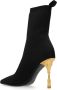 Balmain Moneta gebreide enkellaarzen Zwart - Thumbnail 8