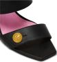 Balmain Heeled Eva-muiltjes van kalfsleer Black Dames - Thumbnail 6