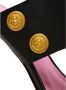 Balmain Heeled Eva-muiltjes van kalfsleer Black Dames - Thumbnail 7