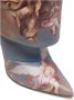 Balmain Ariel Hoge Laarzen in Sky print leather Multicolor Dames - Thumbnail 4