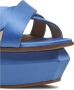 Balmain Ava satijnen platform sandalen Blauw Dames - Thumbnail 5