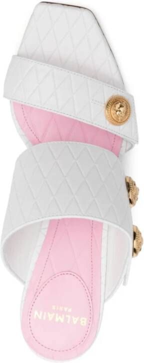 Balmain High Heel Sandals White Dames