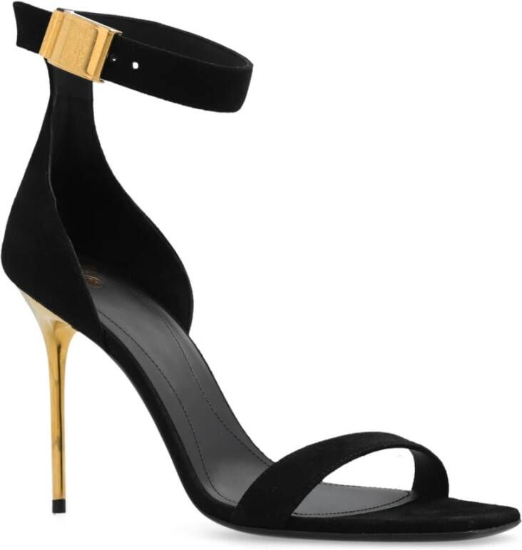 Balmain Uma sandalen met hak Zwart Dames