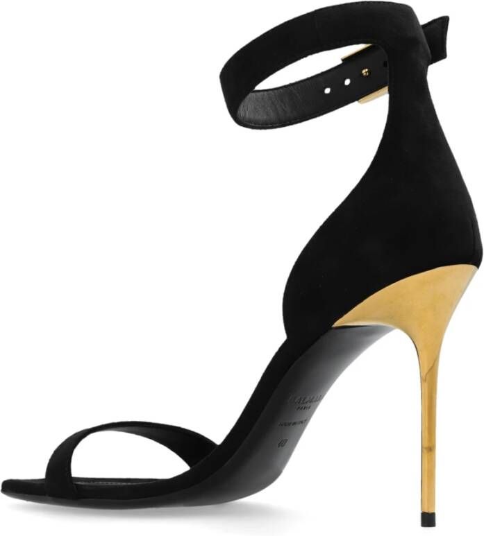 Balmain Uma sandalen met hak Zwart Dames