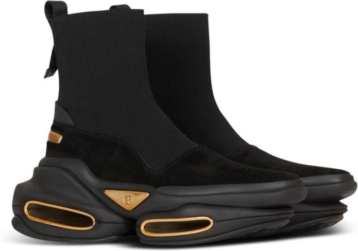 Balmain B-Bold high-top sneakers Zwart - Foto 3