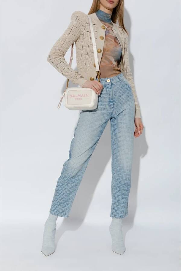 Balmain Skye gebreide enkellaarzen Blauw - Foto 7