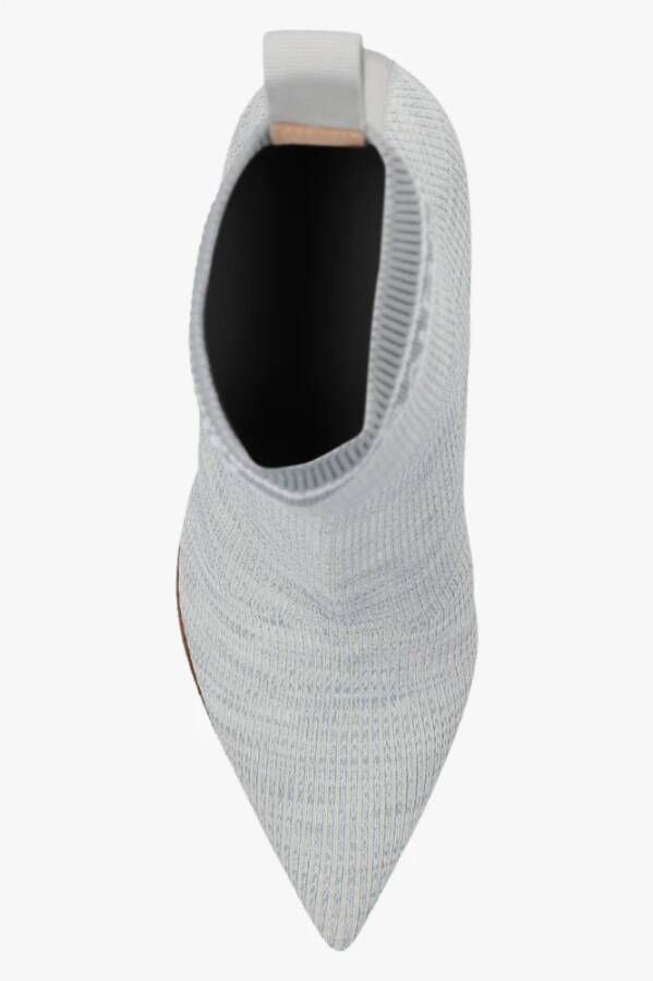 Balmain Skye gebreide enkellaarzen Blauw - Foto 9