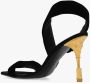 Balmain Suede Moneta sandalen Black Dames - Thumbnail 3