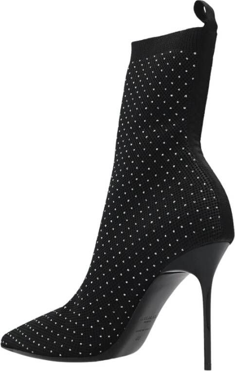 Balmain Skye stretch enkellaarzen Zwart - Foto 2