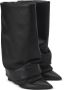 Balmain Leren enkellaarzen met hak Black Dames - Thumbnail 3