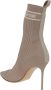 Balmain Boots & laarzen Skye stretch mesh ankle boots in taupe - Thumbnail 12