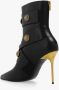 Balmain Alma leather ankle boots Black Dames - Thumbnail 4