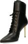 Balmain Uria leather ankle boots Zwart Dames - Thumbnail 2