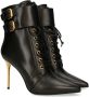 Balmain Uria enkellaarzen met veters Zwart - Thumbnail 4