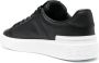 Balmain Court Leren Sneakers Elegant Modern Ontwerp Black Dames - Thumbnail 3