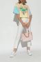 Balmain Witte Sneakers met Roze Details White Dames - Thumbnail 7