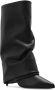 Balmain Leren enkellaarzen met hak Black Dames - Thumbnail 11