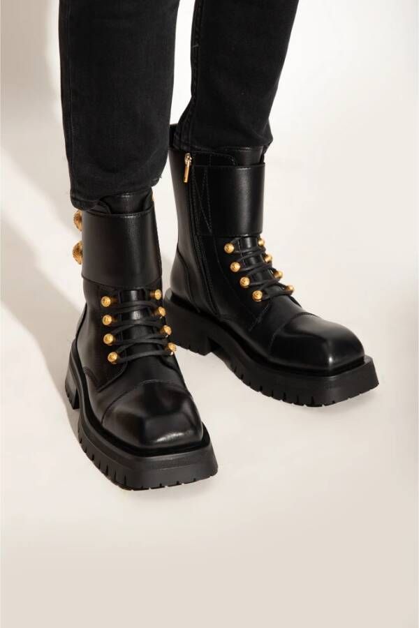 Balmain Ranger enkellaarzen Zwart - Foto 15