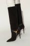 Balmain Nonchalante suède Eva-laarzen met hak Black Dames - Thumbnail 2