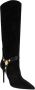 Balmain Nonchalante suède Eva-laarzen met hak Black Dames - Thumbnail 4