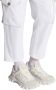 Balmain Witte Suède Kalfsleer Monogram Sneakers White Heren - Thumbnail 7