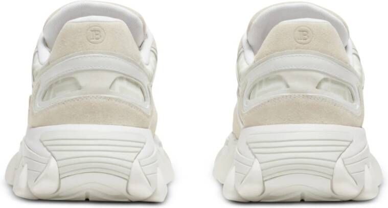 Balmain Leren sneaker White Heren