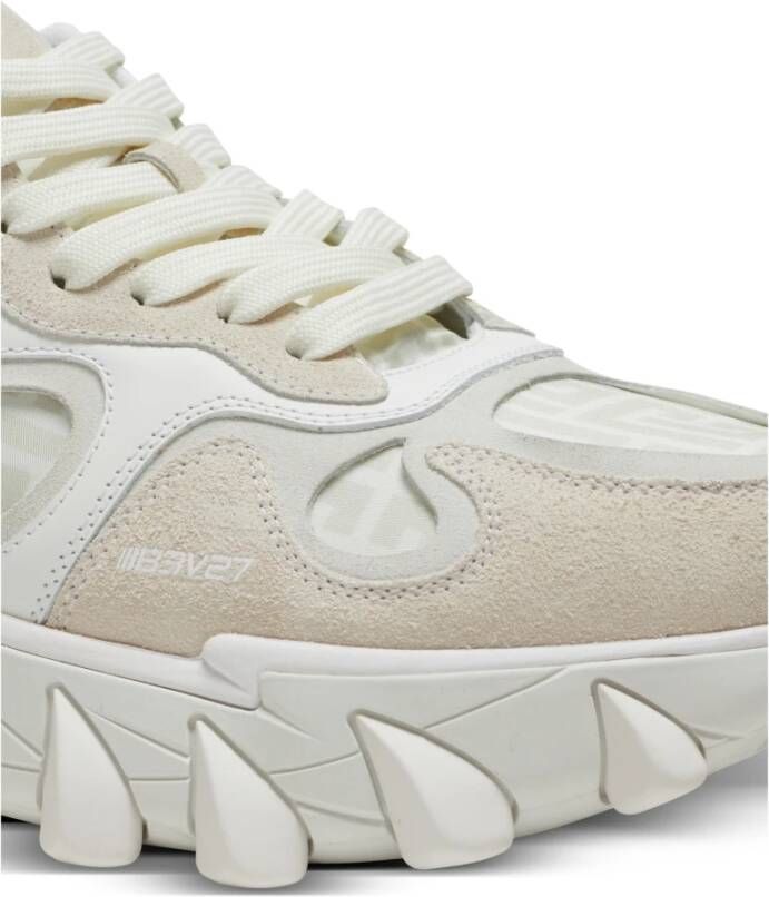 Balmain Leren sneaker White Heren