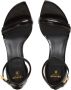 Balmain Goudkleurige Leren Sandalen Black Dames - Thumbnail 9