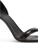 Balmain Goudkleurige Leren Sandalen Black Dames - Thumbnail 11