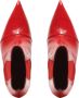 Balmain Moneta leren enkellaarzen Red Dames - Thumbnail 5